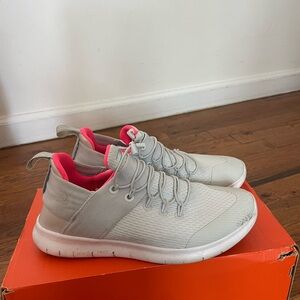 Nike Gray and Pink Women's Sneakers